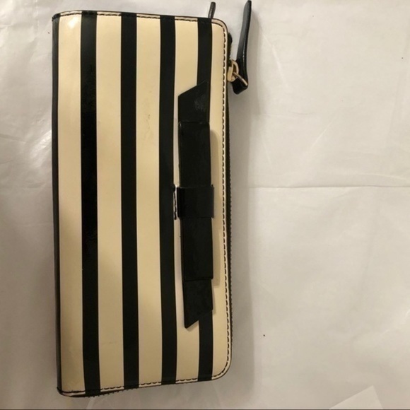 KATE SPADE partner leather striped bow wallet - Picture 9 of 9